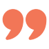 orange quotation icon