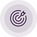 round purple object with a slightly textured appearance